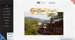 Desktop Screenshot of hotelemeraldheights.in